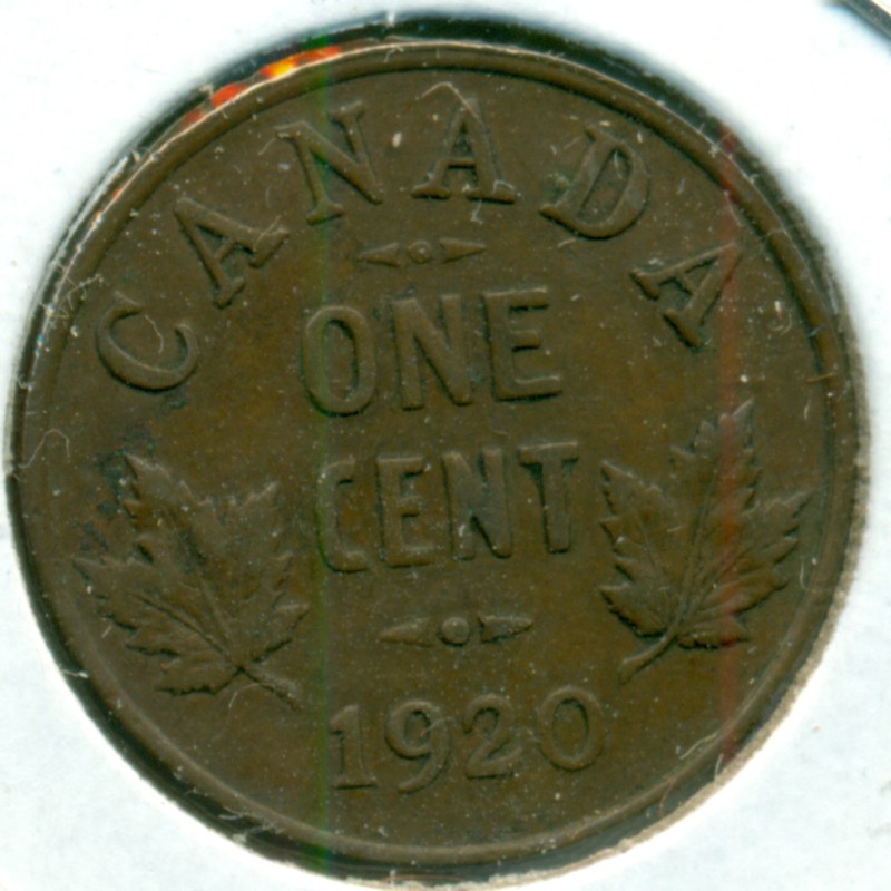 1920 CANADA SMALL CENT, NICE EXTRA FINE, GREAT PRICE!