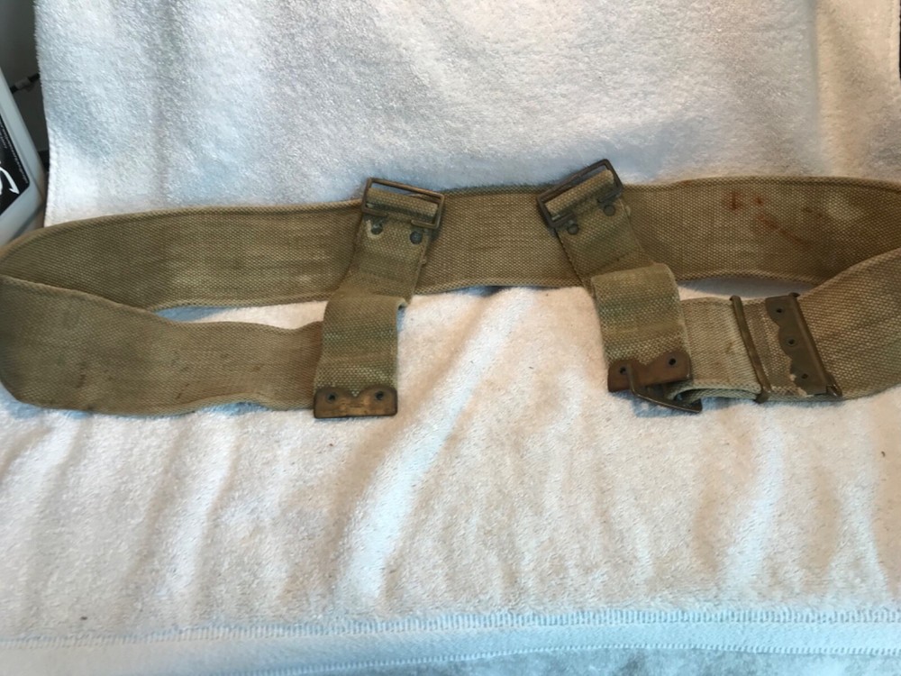 WW1 British Army P-08 Web Combat Belt