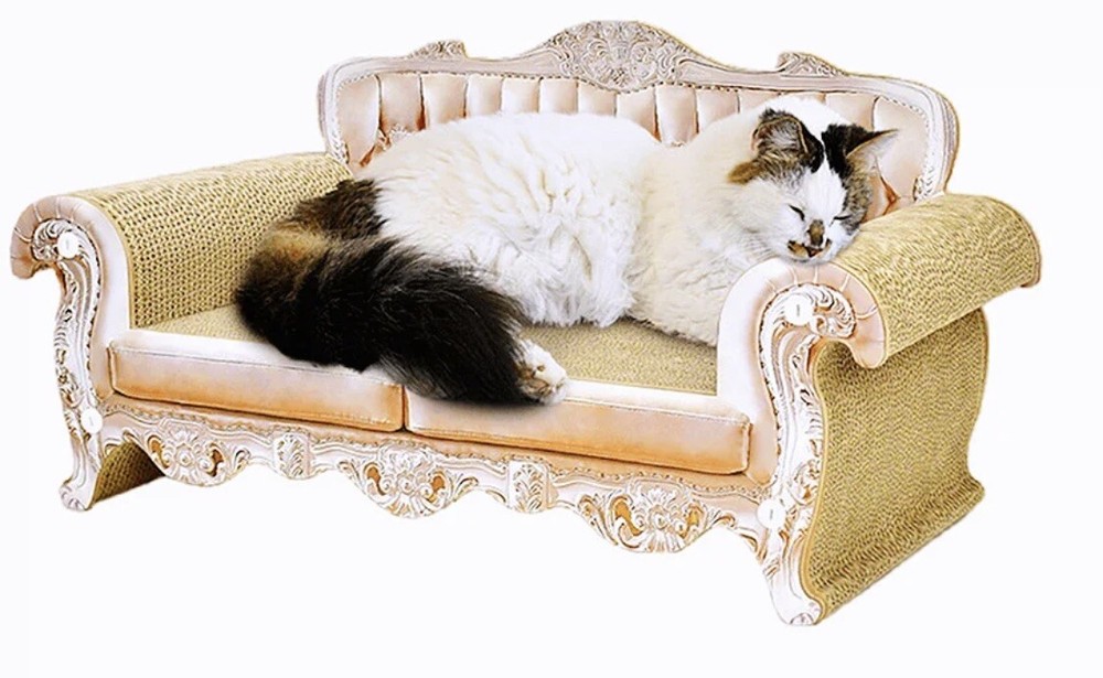 Prince And Princess Cat Scratch Sofa- Extra Large