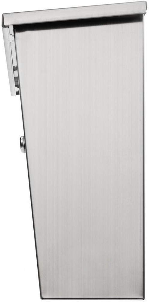 Wall Mount Mailbox Locking Stainless Steel Cam Lock Two Keys Solid Front Panel