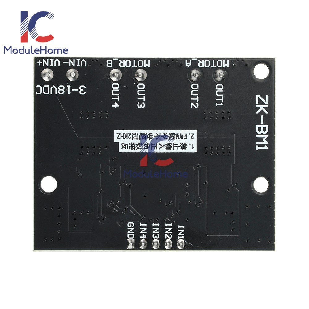 DC 3-18V 10A PWM DC Motor Speed Controller, Forward/ Reverse Motor Driver Module