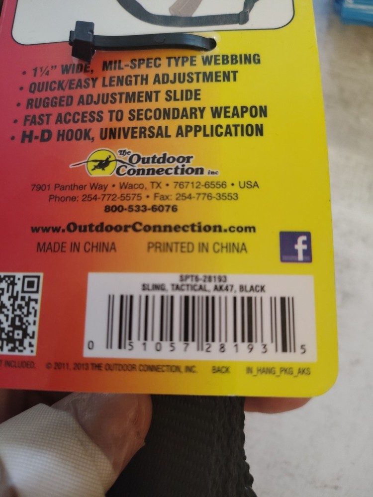 MAX-OPS AKStyle TACTICAL SLING TWO POINT BLACK