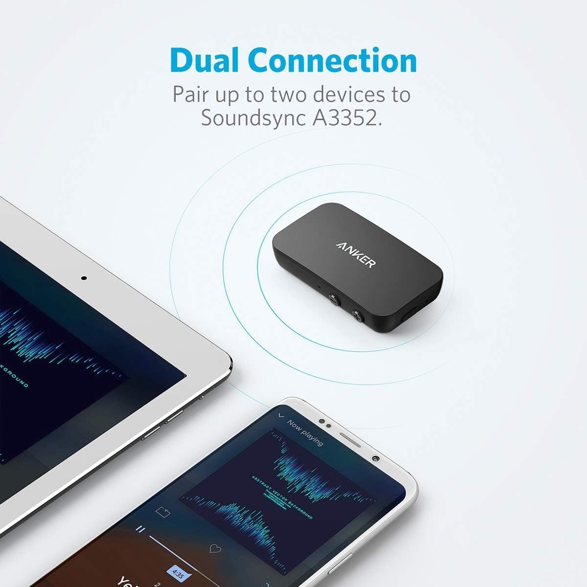 Anker Soundsync A3352 Bluetooth Receiver for Music Streaming with Bluetooth 5.0