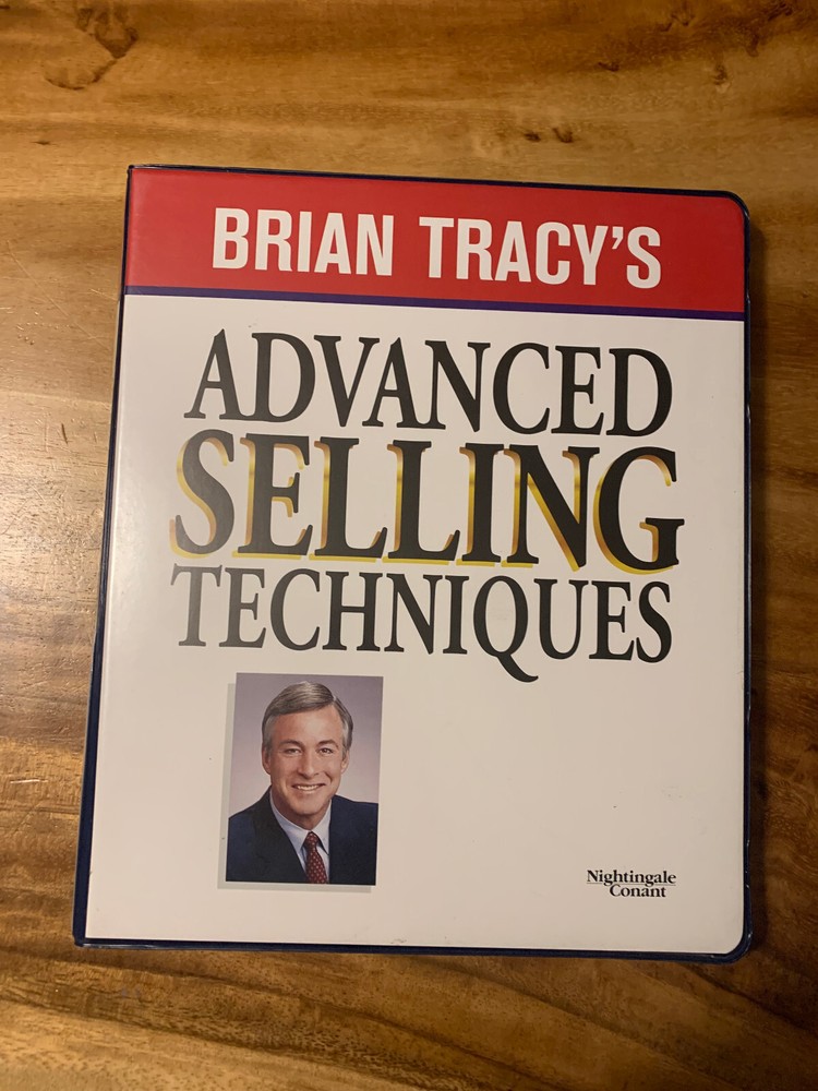 BRACY TRACY ADVANCED SELLING TECHNIQUES NIGHTINGALE 6 CASSETTE SET