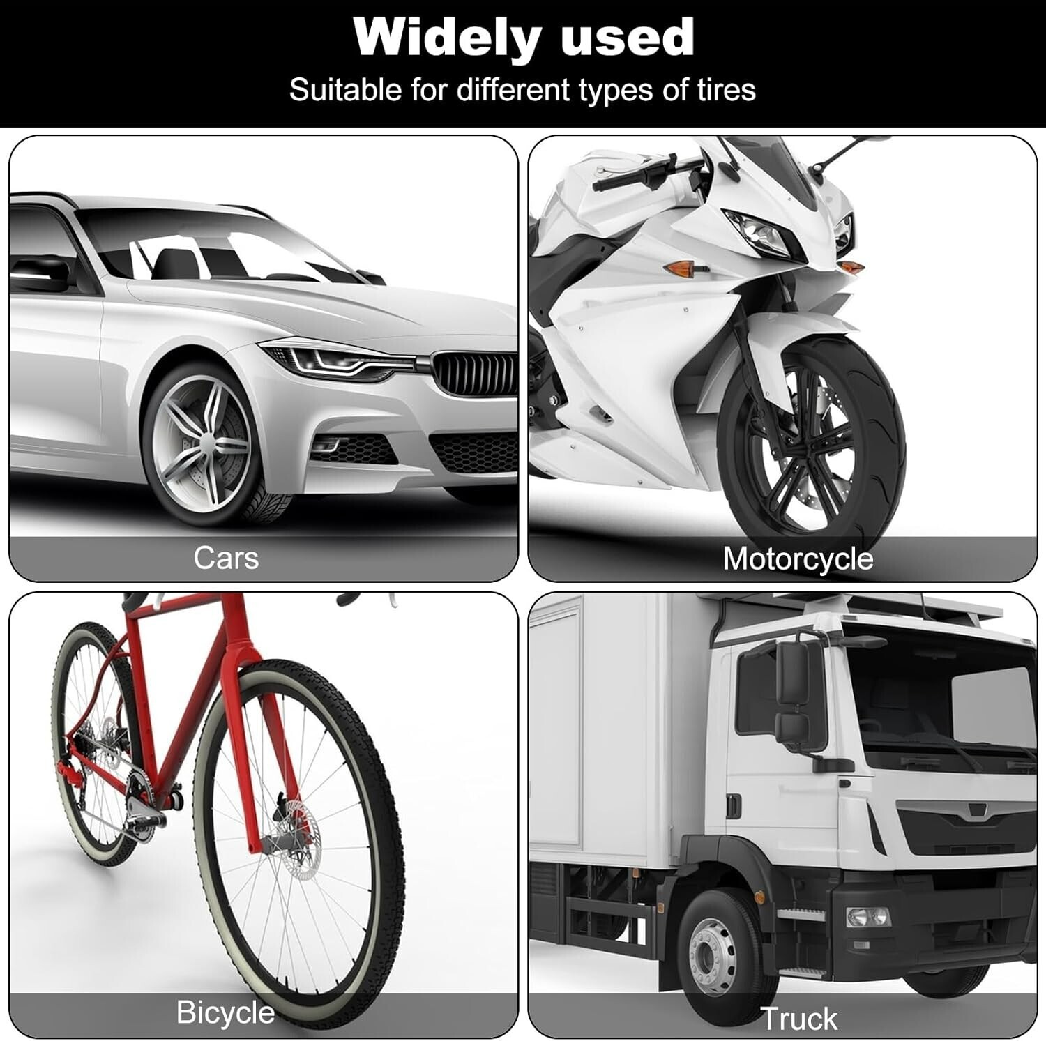 Car Tubeless Vacuum Tyre Puncture Repair Kit Screw Nails Tire Patch Plug 85PCS