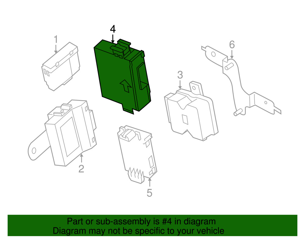 Genuine Mazda Keyless Entry Module D09V-67-5U0