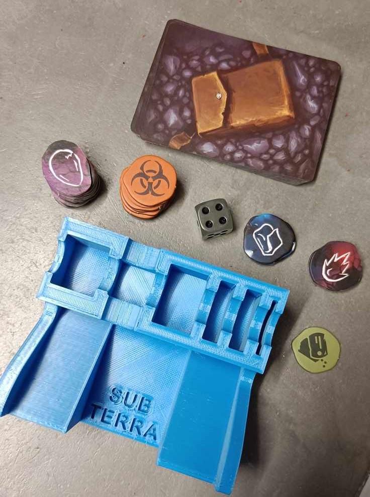 Sub Terra + All Expansions | Board Game Insert | Organizer