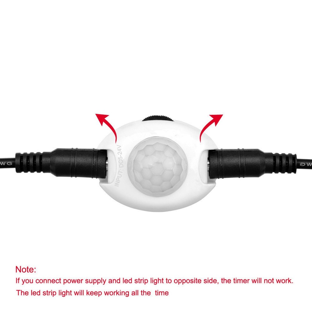5V-24V Automatic PIR Body infrared LED Strips Light Motion Sensor Switch