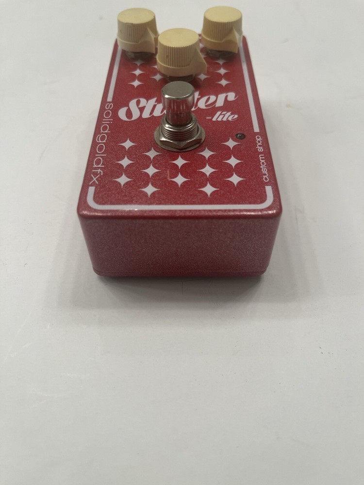 SolidGoldFX Stutter Lite Tremolo Analog Solid Gold FX Guitar Effect Pedal