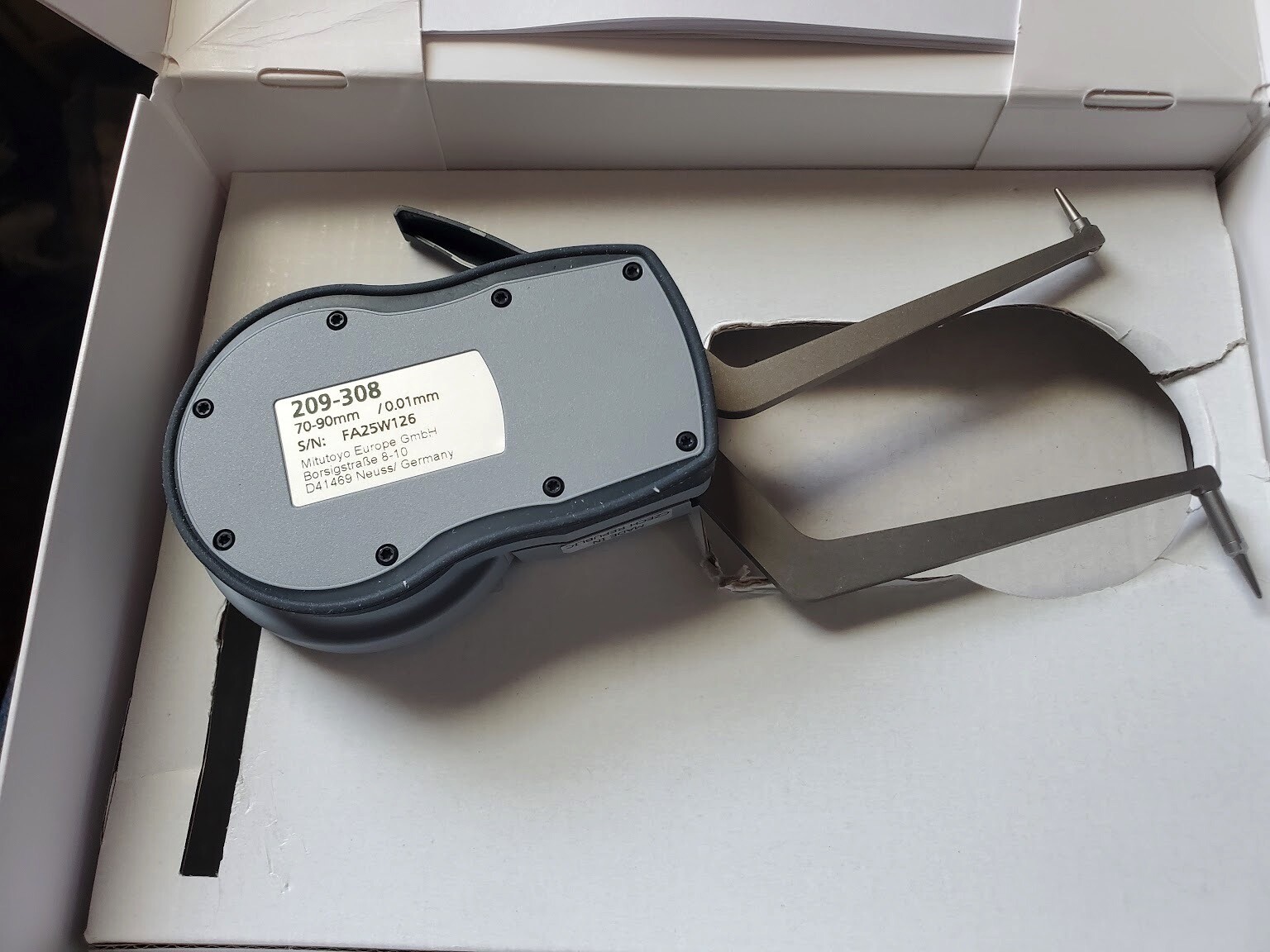 Mitutoyo Internal Groove Dial Caliper Comparator Gauge Gage 70-90mm / 0.01mm