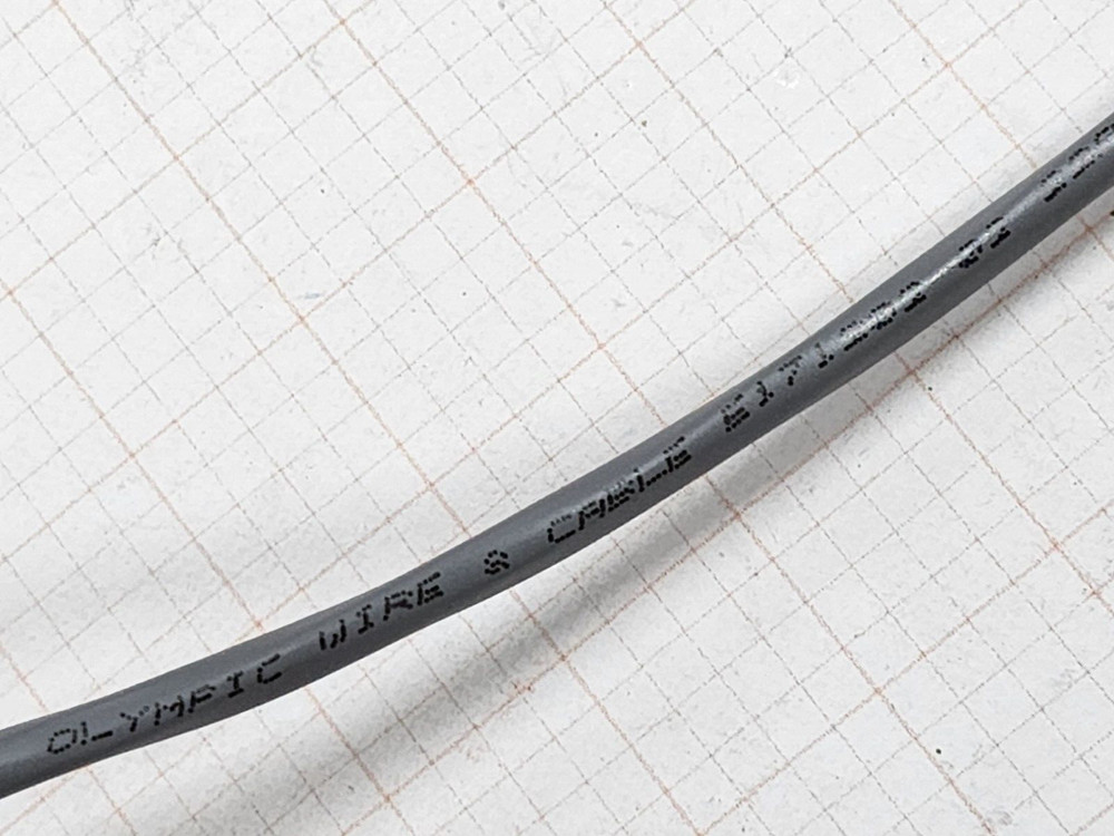 Olympic Wire & Cable 2004L 22/4C Riser Communication/Control Cable CMR Gray/50ft