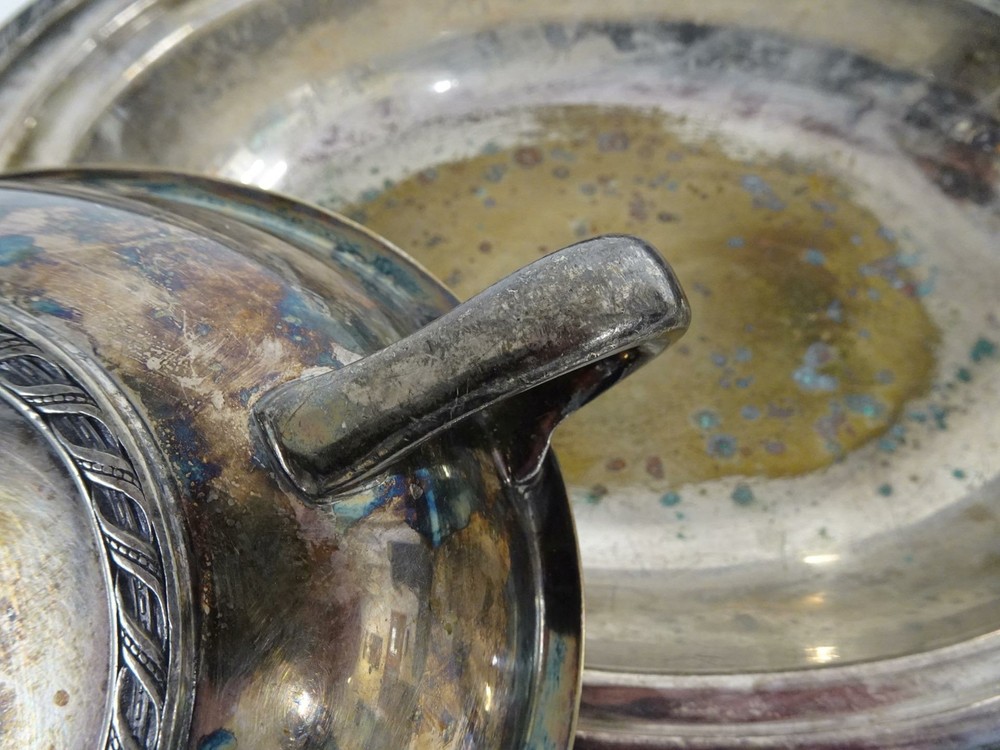 Andover EPNS 10" Silverplate 2 Handled Vegetable Dish A12230