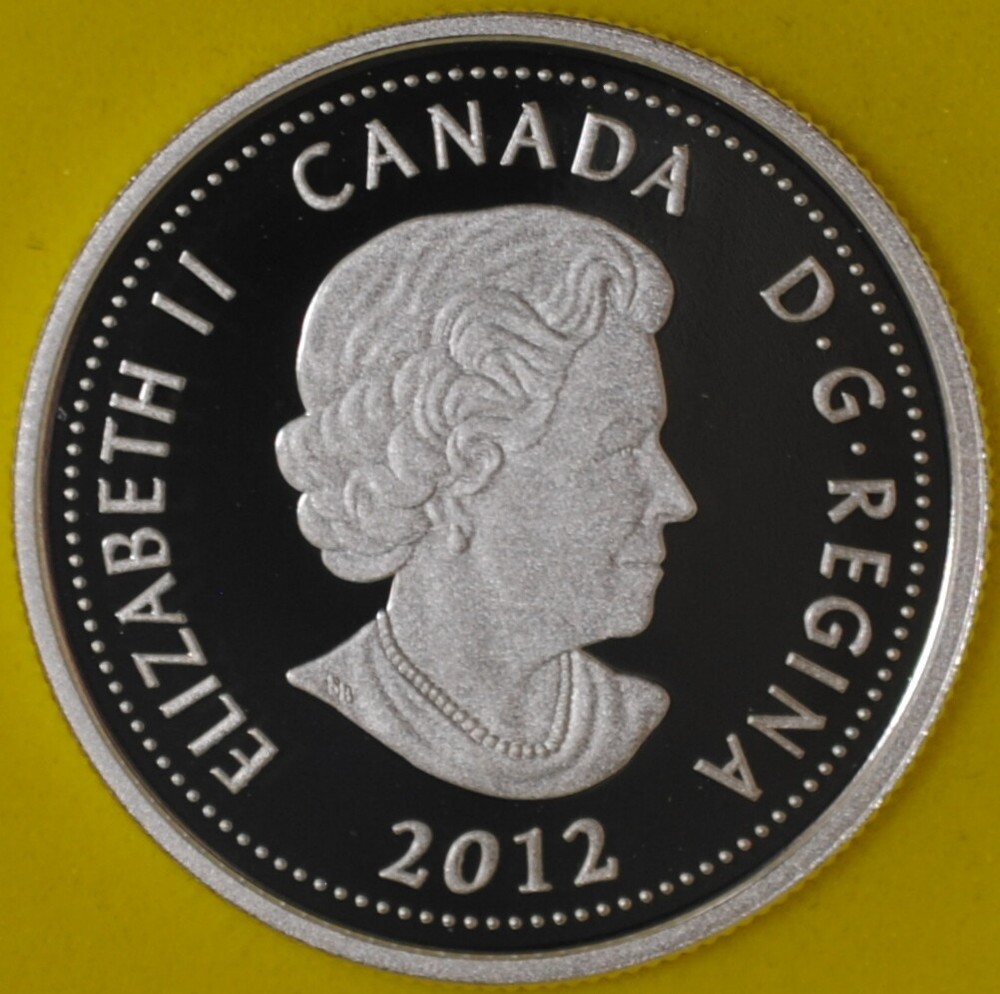 2012 Canada 4 Dollars Proof Tecumseh