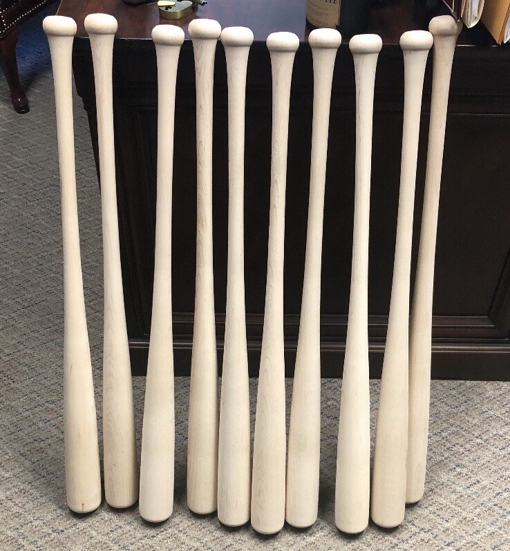 6-GAME READY-CUPPED Wood Baseball Bats (FREE SHIPPING!