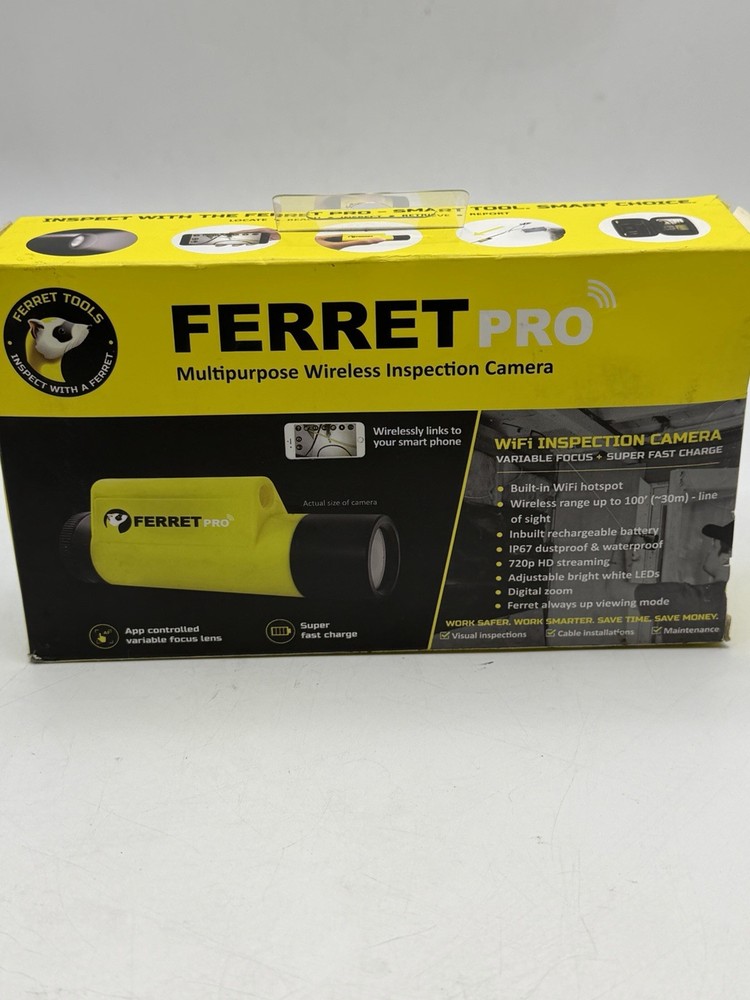 Ferret Pro Wireless Inspection Camera & Cable Pulling Tool - Multipurpose