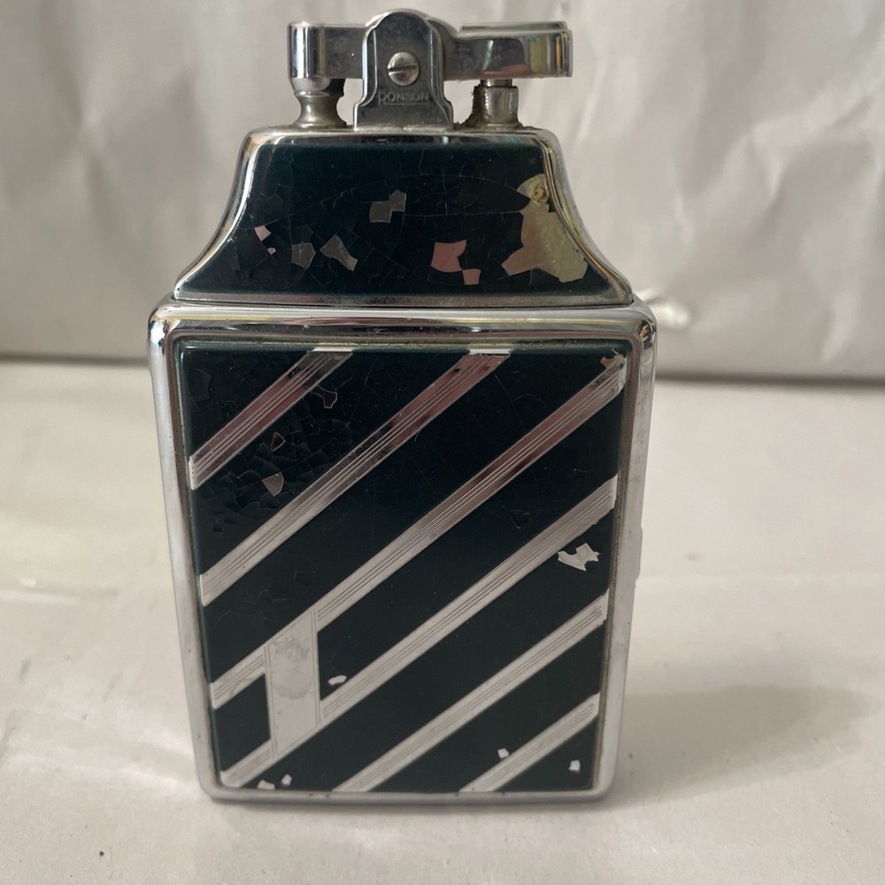 VTG RONSON COMBO CIGARETTE LIGHTER/CASE Untested