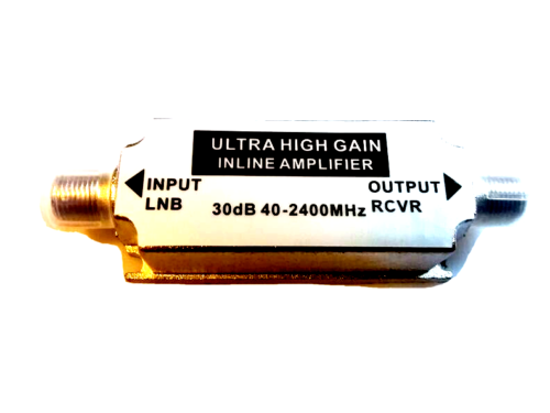 30dB SATELLITE SIGNAL BOOSTER RF INLINE AMPLIFIER