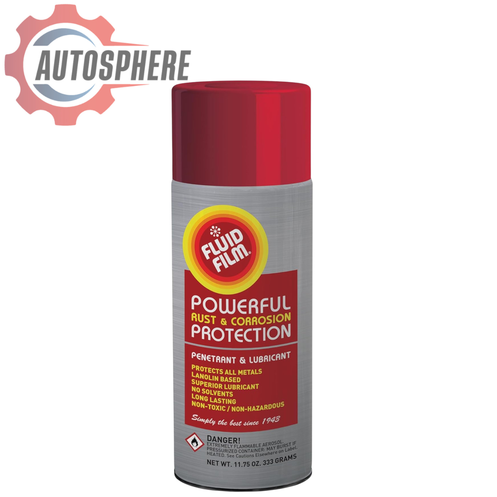 Fluid Film Rust Corrosion Penetrant Lubricant Preventative, Aerosol Can 6-Pack