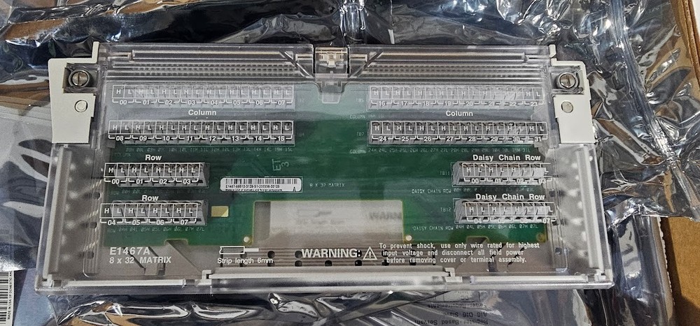 Agilent E1467A VXI Relay Matrix Module Kit E1467-80010 E1467-60000
