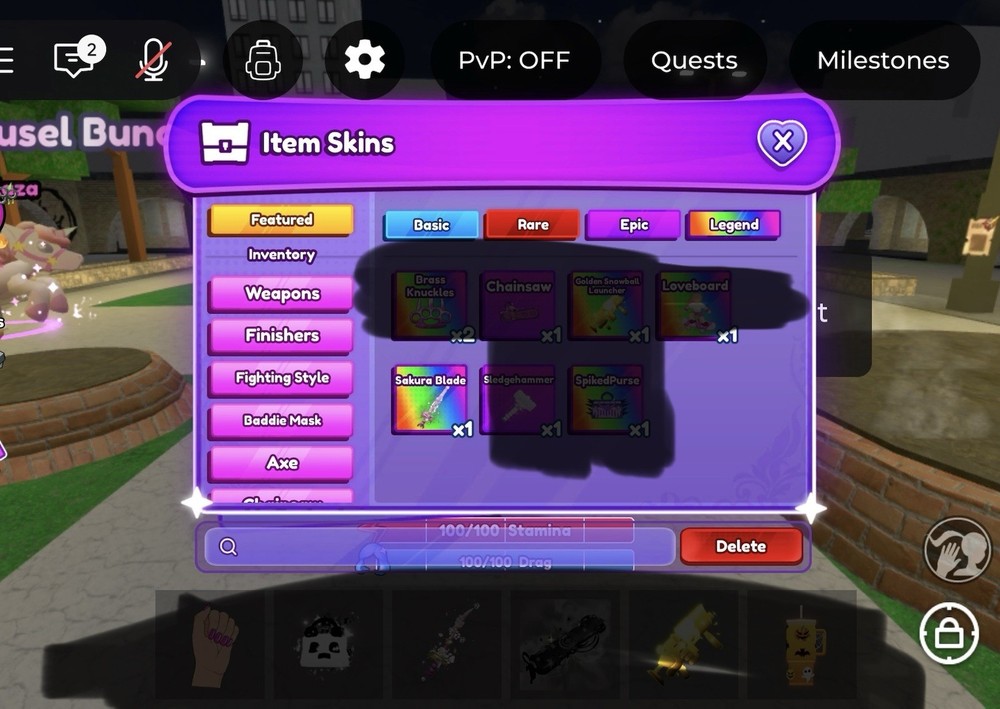 Sakura blade baddies