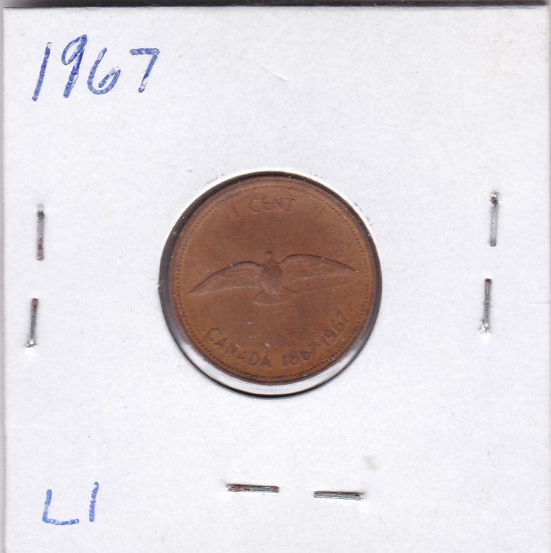 1967 Canada Cent L1
