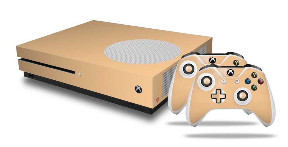 Skin XBOX One S Console Controller Solids Collection Peach