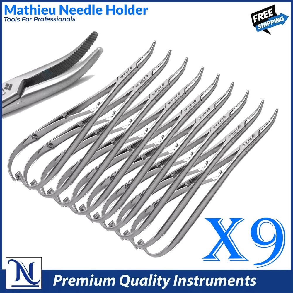 Orthodontic Mathieu Slim Line Needle Holder Forceps Ligature Pliers Narrow Tip
