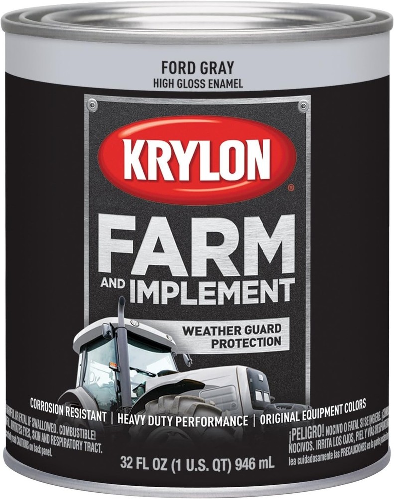 Krylon 2028 Ford Gray Farm & Implement Quart