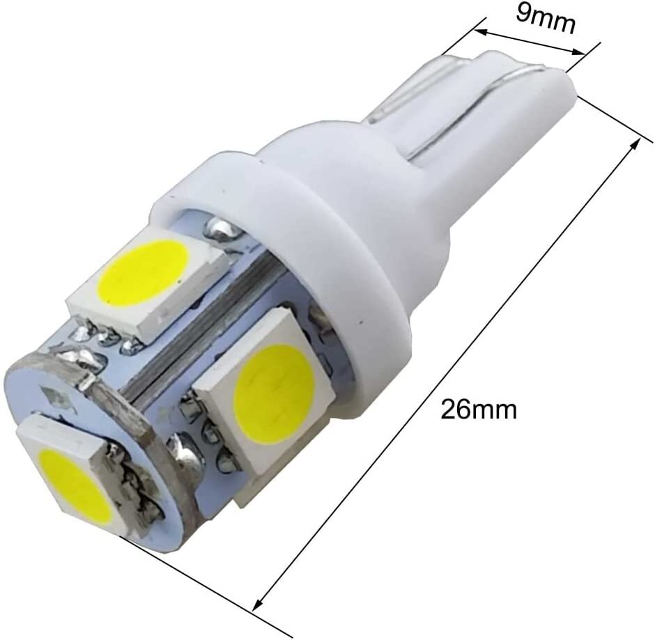 2PCS LED Map Light Bulbs + Socket for Ford Expedition Explorer Explorer Sport dx