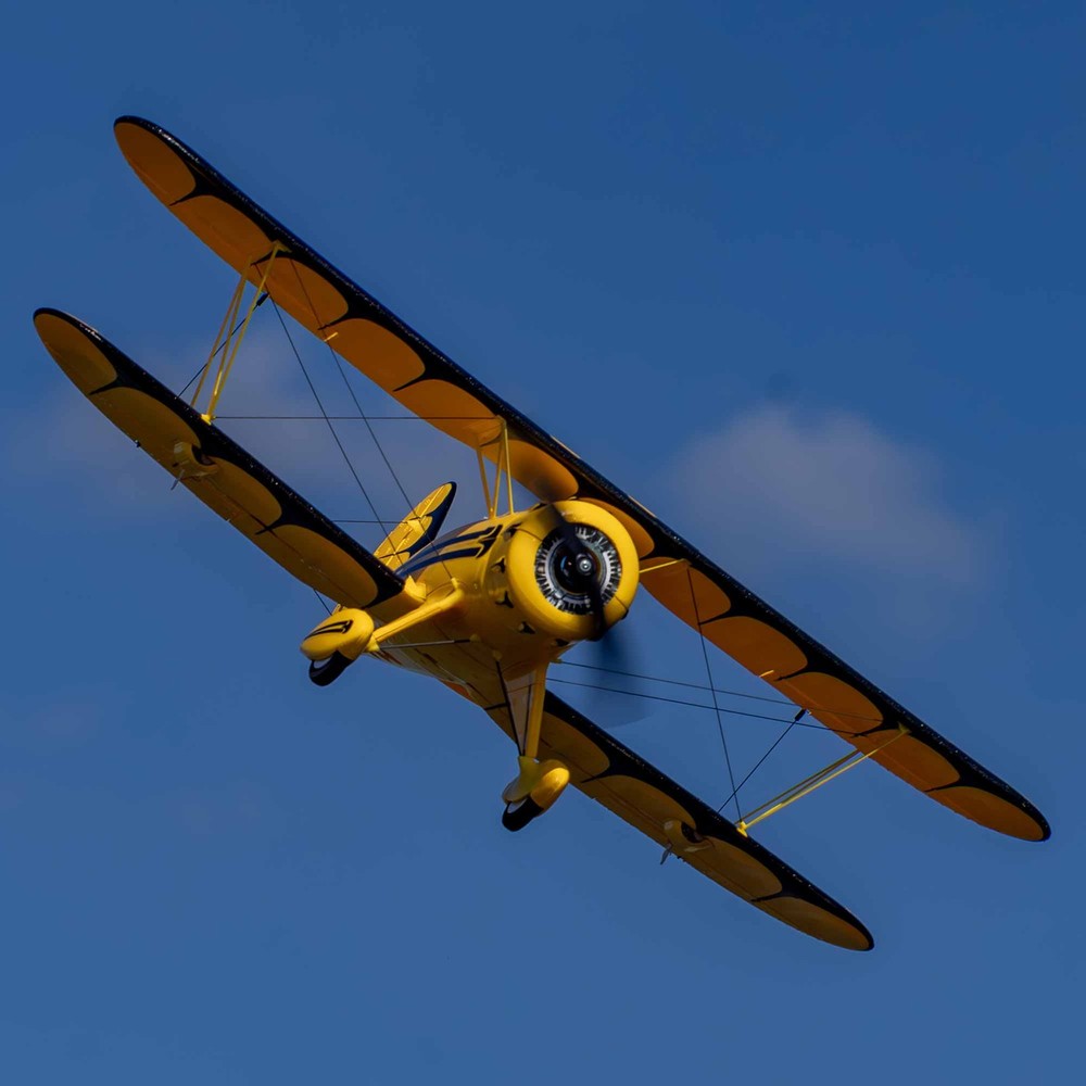 E-flite UMX WACO Yellow BNF Basic with AS3X & SAFE EFLU53550Y