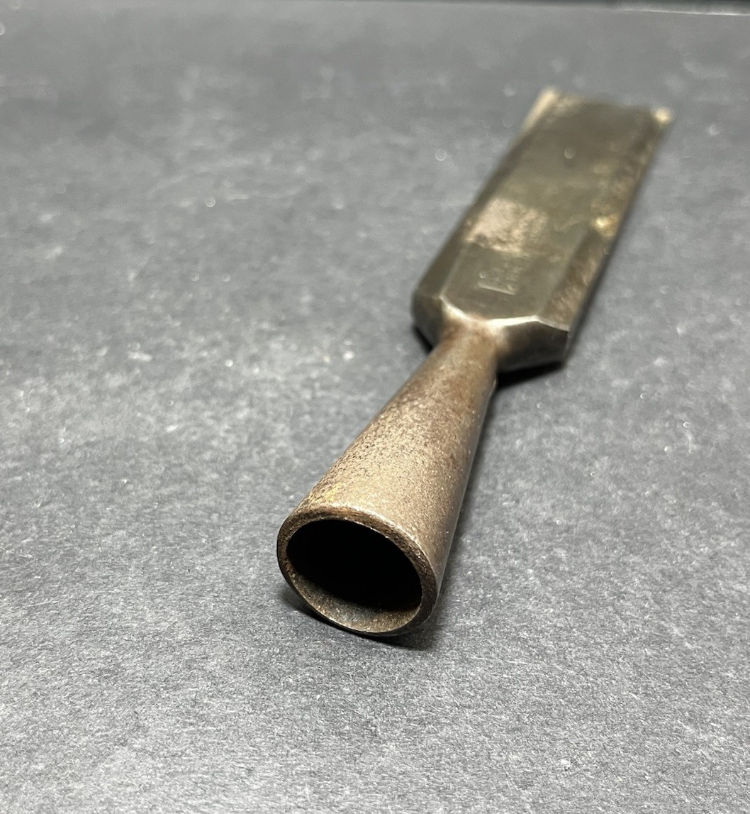 Vintage T.H. Witherby Winstead Edge Works 1" Beveled Edge Socket Chisel - USA