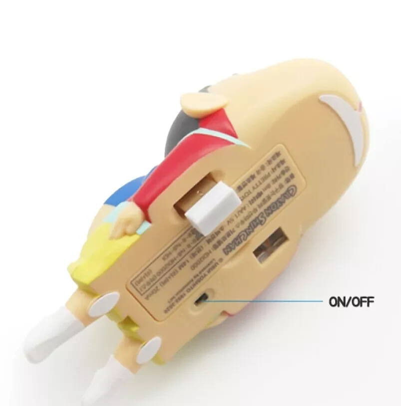 CRAYON SHINCHAN Figure Wireless Computer 1200 DPI 2Button MOUSE