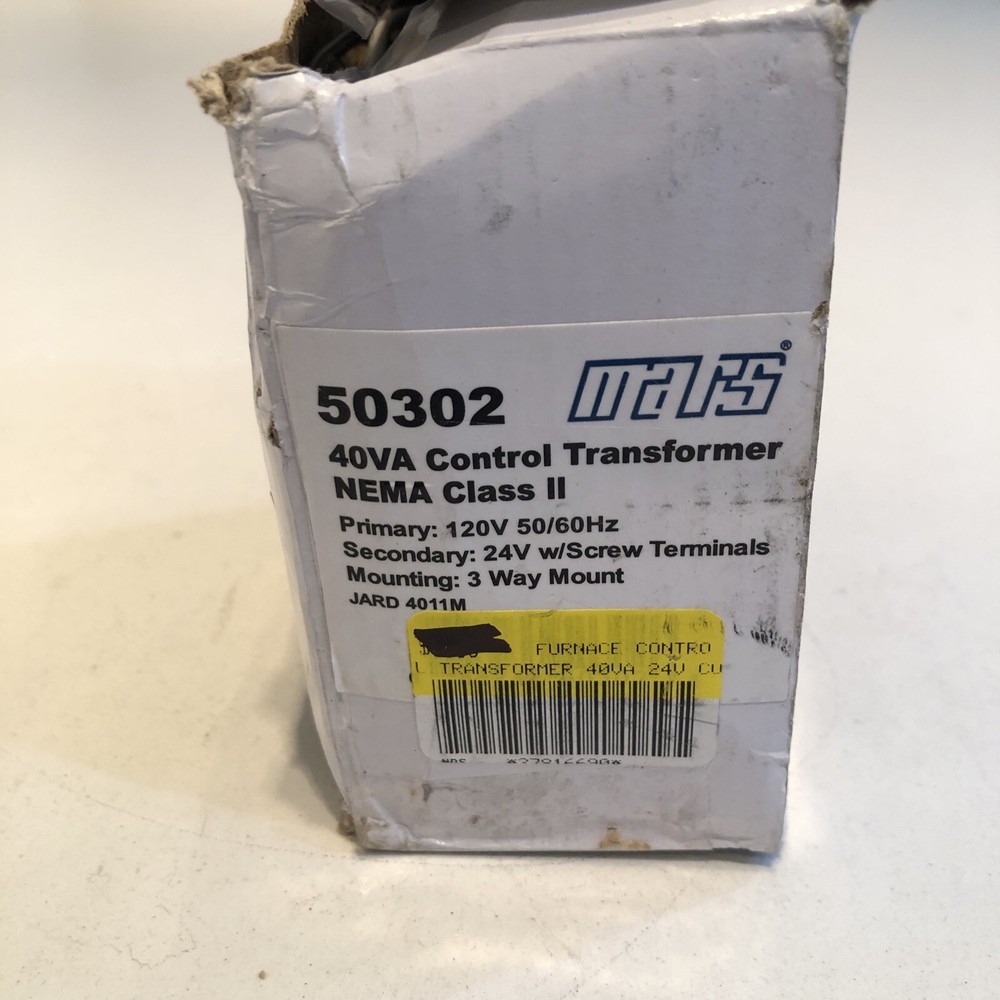 Mars 50302 40VA Control Transformer NEMA Class II