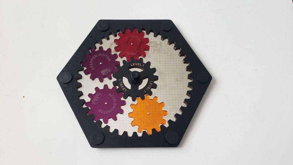 Mark Rober Hack Pack Replacement Gear Badge Stand without gears