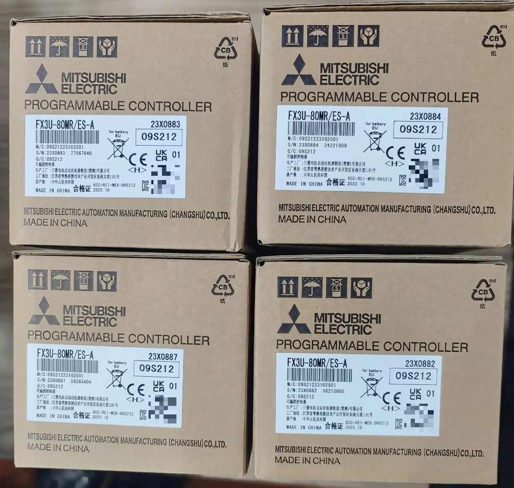 1pc Mitsubishi FX3U-80MR/ES-A New Programmable Controller