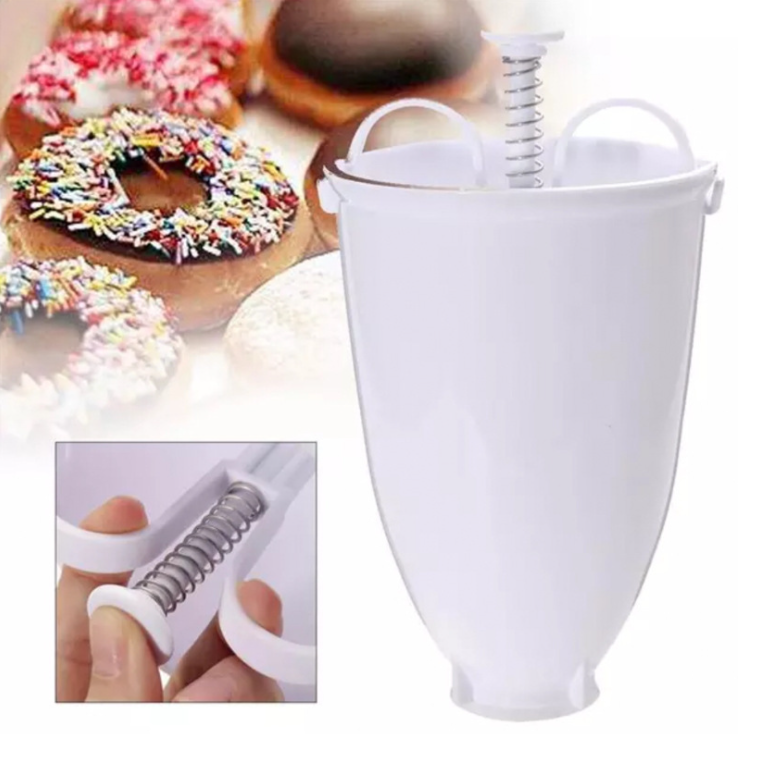 2PCS Donut Maker Doughnut Machine Dispenser Dropper Mold Kitchen Utensil Tools