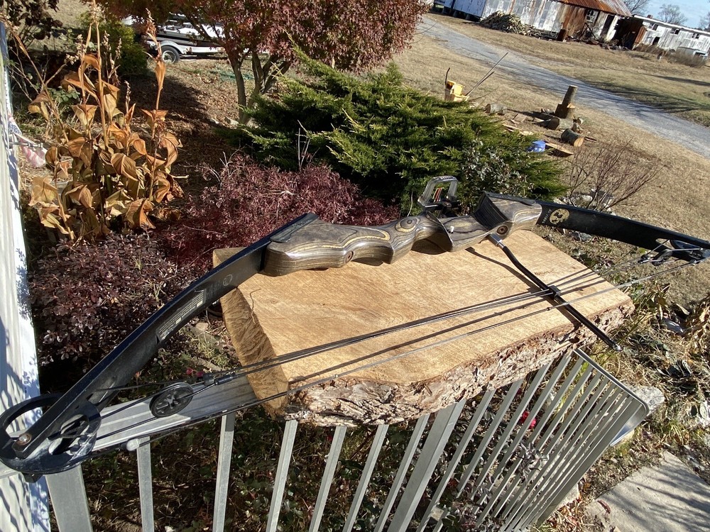 Bear Alaskan Compound Bow Heavy Draw Weight Beautiful Laminated Riser