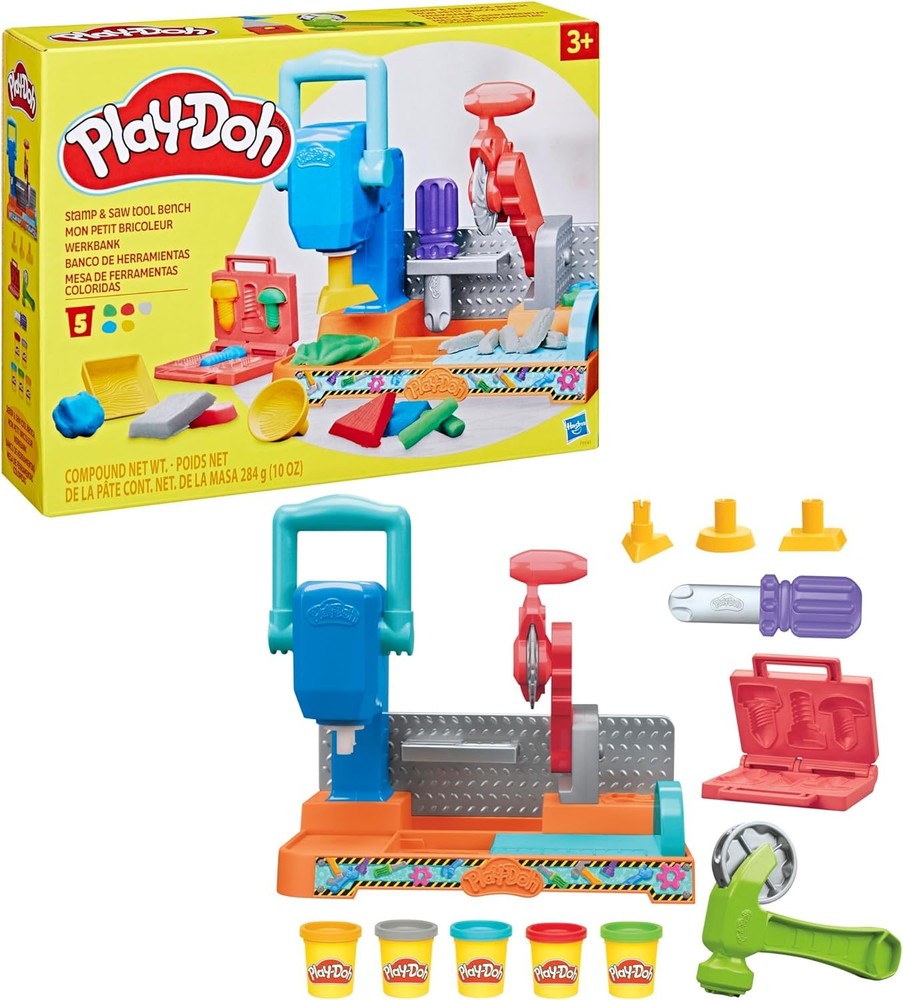 Play-Doh Stamp & Saw Tool Bench Playset