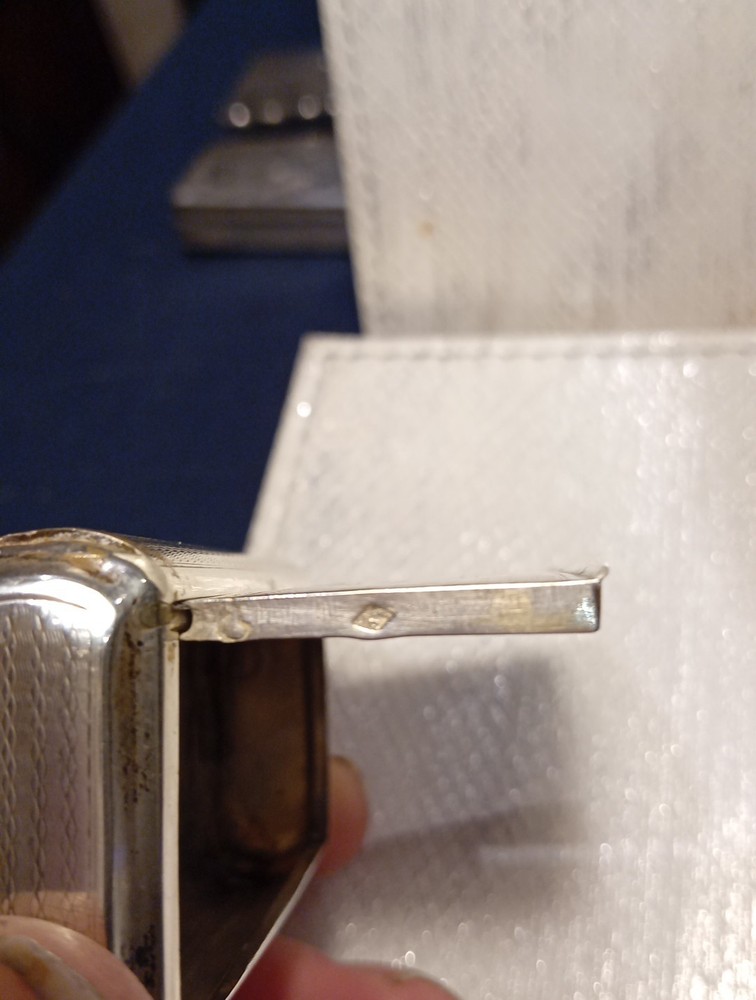 Solid Silver Snuffbox Early 19th Century Continental Hallmark.