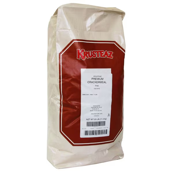 Krusteaz Premium Crackermeal Fine Breadcrumb, 25 Pound