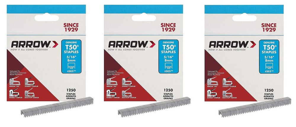 STAPLE 5/16"T-50 1250PK
