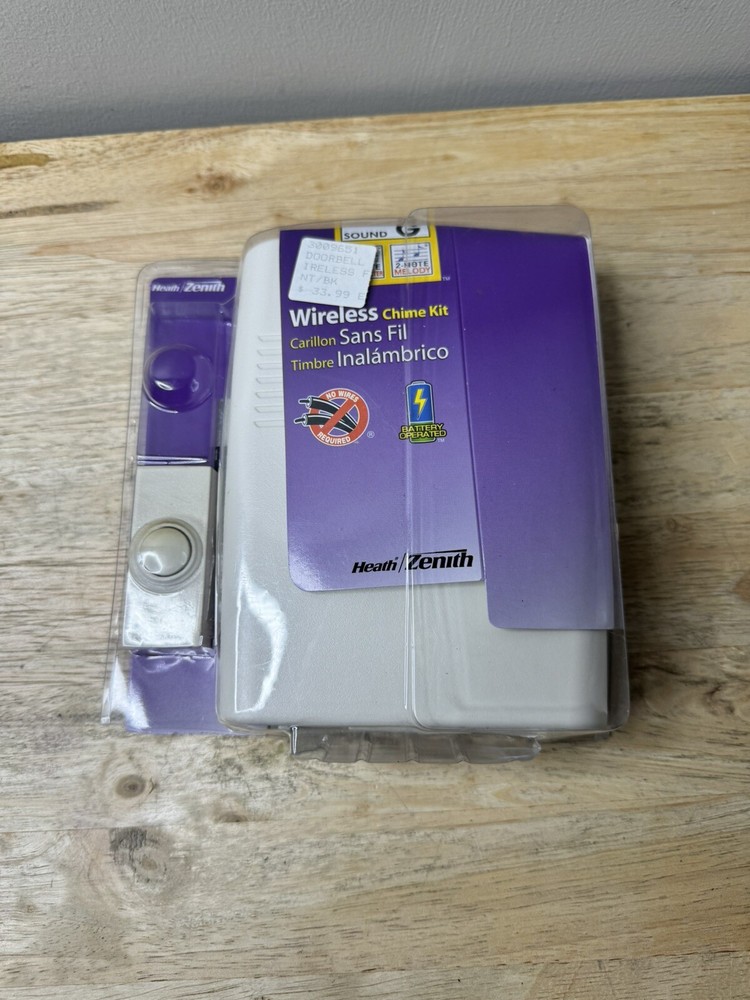 Heath / Zenith 2 Button Wireless Doorbell Chime Kit