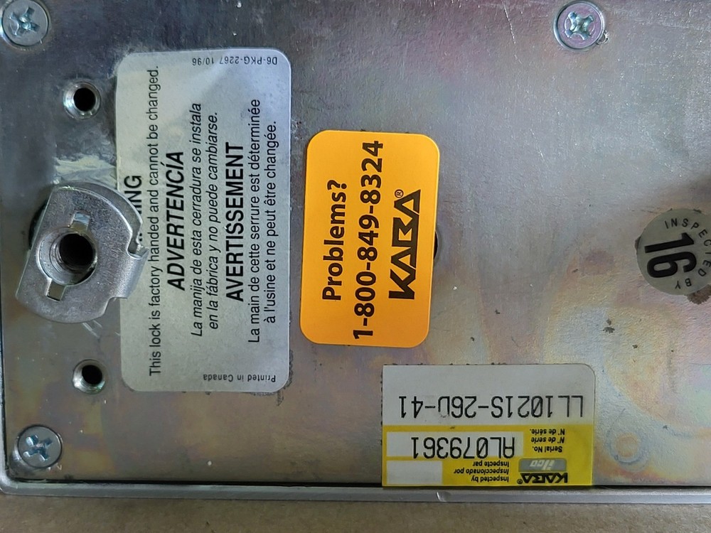 KABA Pushbutton Cylindrical Lock LL1021S-26D-41