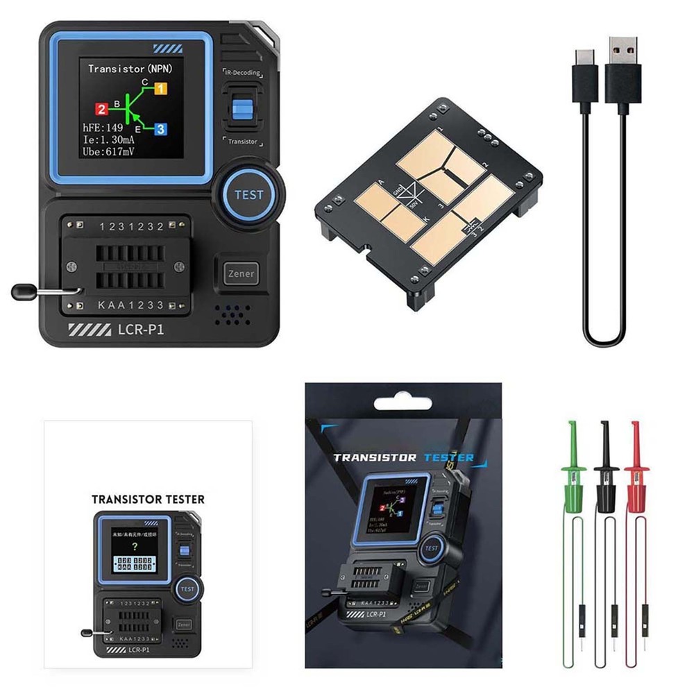 User Friendly Design and Intuitive Operation of LCRP1 Transistor Tester