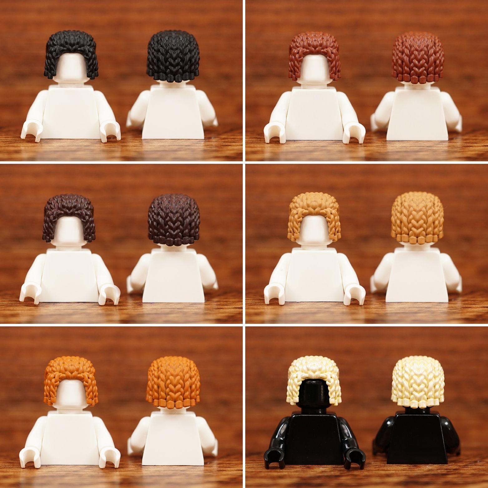 Leyile Custom Male Hairstyle 1160-1165 for Minifigures -Pick Color!-