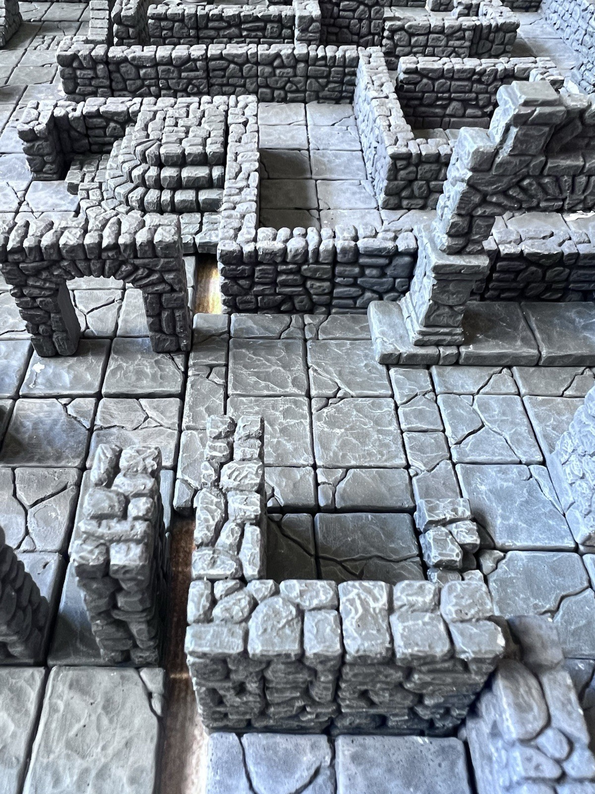 Handmade Dungeon Terrain Lot Tile Set (similar To Dwarven Forge) D&D Dragons 5e