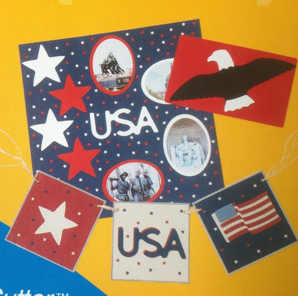 Fiskars Shape Template -Patriotic - 4883- NEW