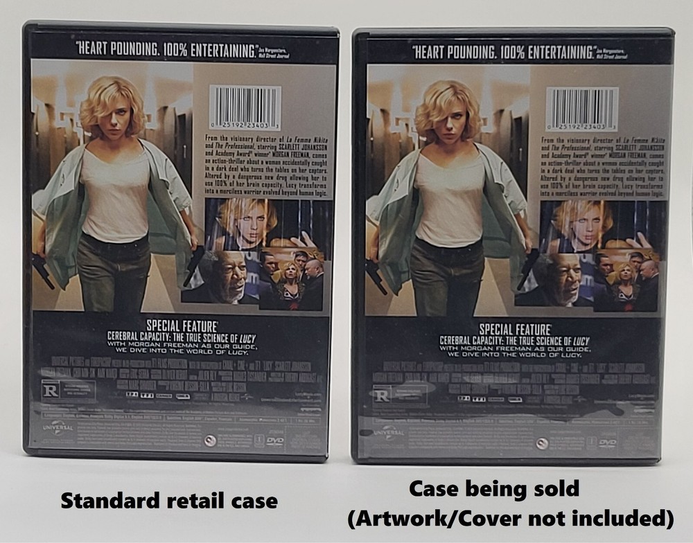 Replacement Single DVD case *NEW* Box of 100 (SEE DESCRIPTION)