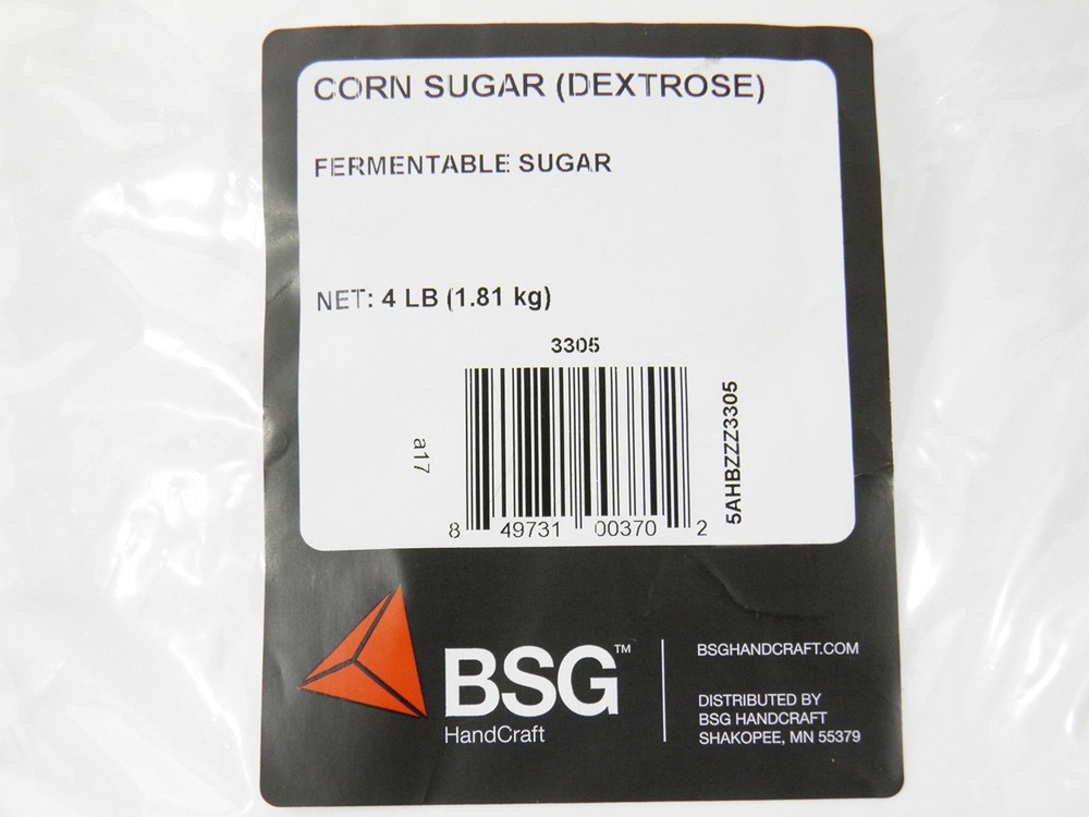 Corn Sugar (Dextrose) 4 Lbs