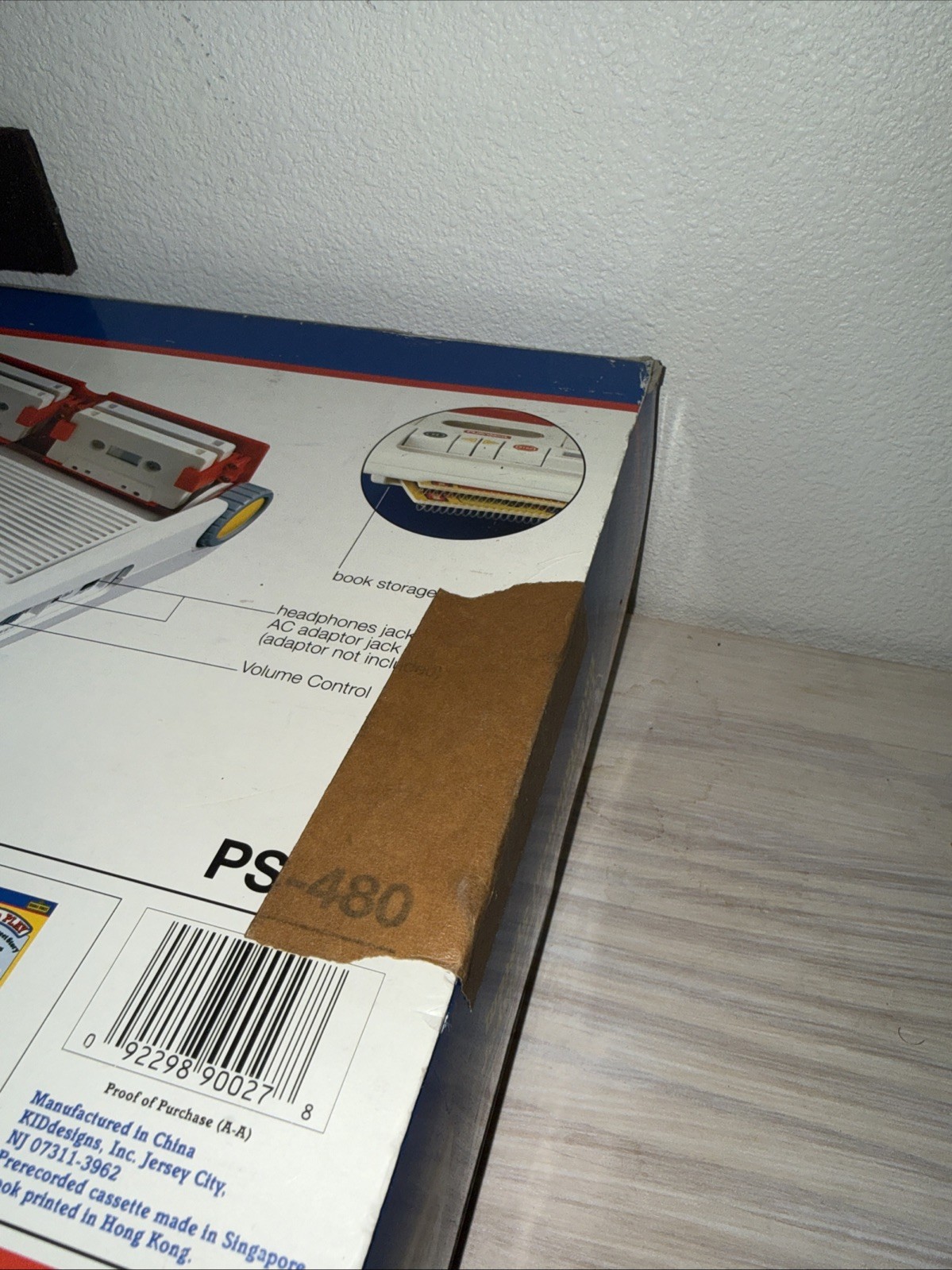 LQQK 1992 Vintage Playskool Talk 'n Play In Box COMPLETE w/ 8 Tapes 9 Books